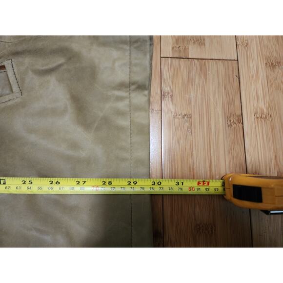 LONE PINE Leather Romeo Jacket Men 46 Brown Beige Wool Lined Outdoor Made In USA - Picture 10 of 13